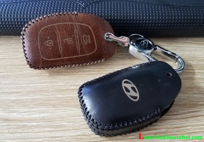Bao da chìa khóa ô tô hyundai 2018