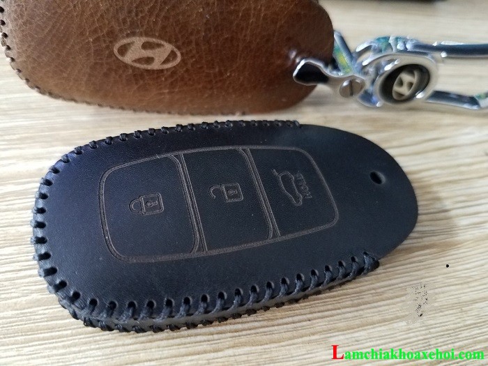 Bao da chìa khóa ô tô hyundai kona 2019