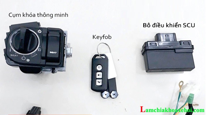 Cấu tao ổ khóa xe SH thông minh