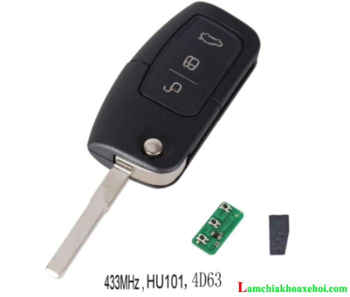 Chi tiết mạch của phôi chìa ford fiesta