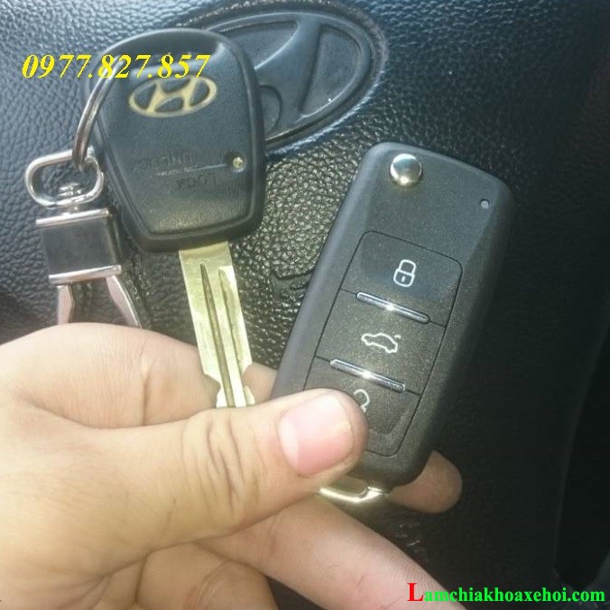 độ gập chìa khóa xe Getz bảo hành dài hạn