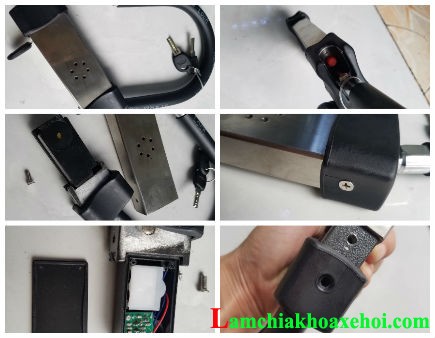 Chi tiết khóa càng báo động