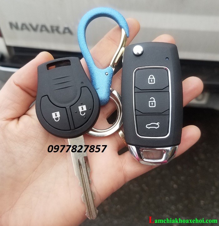  Làm Chìa khóa thông minh Nissan Navara mất hết chìa