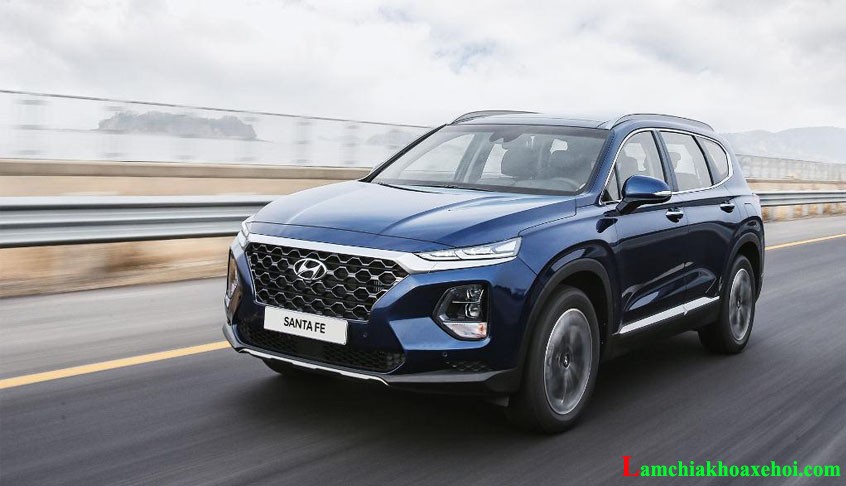 làm Chìa khóa thông minh Hyundai Santafe