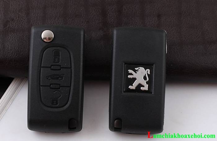 Vỏ chìa khóa xe peugeot 3 nút
